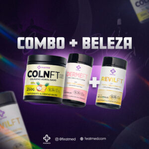 Combo + Beleza = Compre  1 Colágeno e 1 Cabelo pele e unha= Ganhe 1 Rejuvenescedor
